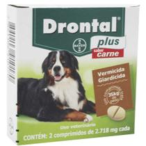 Drontal Para Cães De 35kg Sabor Carne - Bayer