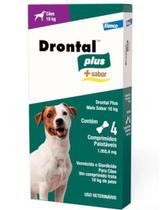 Drontal Plus Até 10Kg com 4 Comprimidos