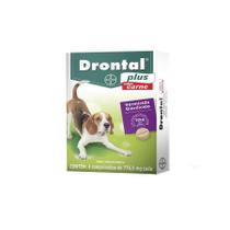 Drontal Plus para Cães de 10 kg Sabor Carne - 4 comprimidos,