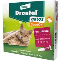 Drontal SpotOn 1,12 ml para Gatos de 5kg a 8kg - ELANCO