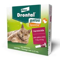 Drontal SpotOn Vermífugo para Gatos de 5 a 8kg Elanco 1,12ml Drontal SpotOn Vermífugo para Gatos de 5 a 8kg Elanco 1,12ml