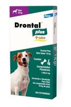 Drontal Tasty Plus Cães 10kg - 4cpr palatáveis