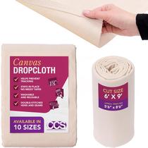 Drop Cloth CCS Chicago Canvas & Supply Pato de algodão de 1,8 x 2,7 m