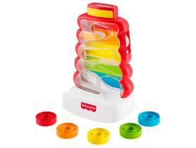 Drop Through Rock-A-Stack Fisher-Price: argolas que rolam Drop Through Rock-A-Stack Fisher-Price: argolas que rolam