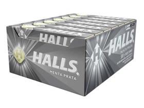 Drops Bala Halls Menta Prata C/ 21unid 588g