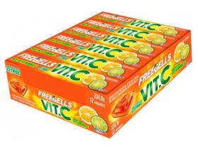 Drops Freegells VIT C Citrus Caixa C/12unid - 334g Drops Freegells VIT C Citrus Caixa C/12unid - 334g
