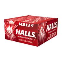 Drops Halls Morango 21 Unidades