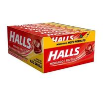 Drops Halls Morango 28gr C/21 - Adams