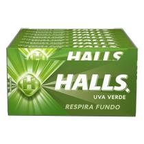 Drops Halls Uva Verde 28g - Embalagem c/ 21 unidades