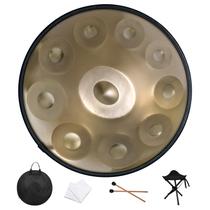 Drum portátil Kelisiting 22 polegadas D Minor Kurd 432 Hz 10 notas