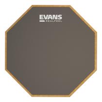 Drum Practice Pad Evans RealFeel Gum Rubber de 6 polegadas