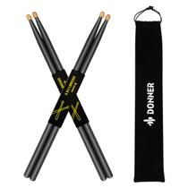 Drum Sticks Donner 5A Classic Maple Wood com bolsa de armazenamento, 2 pares