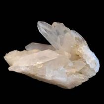 Drusa de Cristal Quartzo Transparente Branco Pontas Brutas - Mandala de Luz