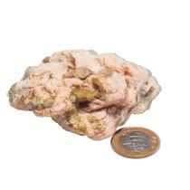 Drusa Mica Amarela Pedra Bruto Natural 224g 9,4cm Tipo A