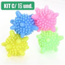 Dryer Ball Bate Roupas Para Máquina De Lavar Kit com 16 Unidades Dryer Ball Bate Roupas Para Máquina De Lavar Kit com 16 Unidades