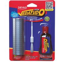 Drykofita Vedatudo Alumínio 1 Metro com Pincel e Primer - BLISTER-ALUM - DRYKO Drykofita Vedatudo Alumínio 1 Metro com Pincel e Primer - BLISTER-ALUM - DRYKO