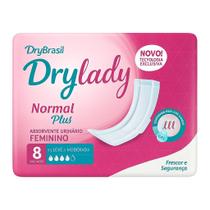 Drylady Plus Absorvente Feminino Incontinência c 8 unidades