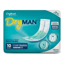 Dryman absorvente geriátrico masculino com 10 unidades - DRYLOCK