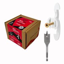 Drywall Anchors Bullfix Extra Heavy Duty comporta 133 kg, pacote com 24