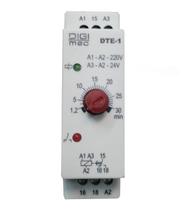 Dte-1 rele tempo 1,2-30 min 24vca/vcc 220vca re digimec