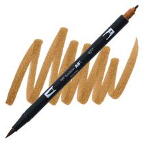 Dual Brush Pen Tombow Saddle Brown 977