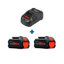 Duas Baterias ProCore 18V 8,0Ah E Carregador GAL 1880 CV 18V 220V