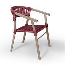 Duas Cadeira Jasmim Em Alumínio Com Corda Náutica Área Externa - Essencial Estofados