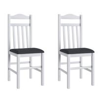 Duas Cadeiras para Sala de Jantar Madeira Maciça 300 Duas Cadeiras para Sala de Jantar Madeira Maciça 300