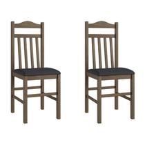 Duas Cadeiras para Sala de Jantar Madeira Maciça 300 Duas Cadeiras para Sala de Jantar Madeira Maciça 300