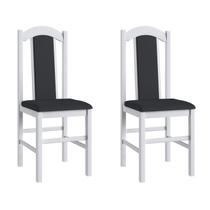 Duas Cadeiras para Sala de Jantar Madeira Maciça 500 Duas Cadeiras para Sala de Jantar Madeira Maciça 500
