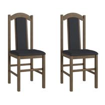 Duas Cadeiras para Sala de Jantar Madeira Maciça 500 Duas Cadeiras para Sala de Jantar Madeira Maciça 500