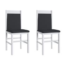 Duas Cadeiras para Sala de Jantar Madeira Maciça 600 Duas Cadeiras para Sala de Jantar Madeira Maciça 600