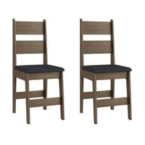 Duas Cadeiras para Sala de Jantar Mdf Milano Duas Cadeiras para Sala de Jantar Mdf Milano