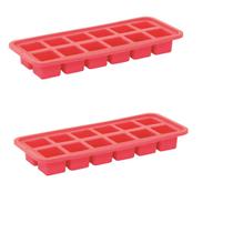 Duas Formas De Silicone Para 12 Cubos De Gelo Cada