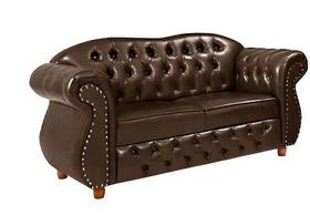Duas Namoradeiras Chesterfield Merlô 2 Lugares - Corano Marrom / Decoração, recepção, sala tv estar Duas Namoradeiras Chesterfield Merlô 2 Lugares - Corano Marrom / Decoração, recepção, sala tv estar