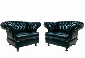 Duas Poltronas Decorativa Chesterfield Imperador / Sala, Recepção, Escritorio Duas Poltronas Decorativa Chesterfield Imperador / Sala, Recepção, Escritorio