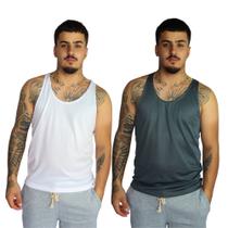 Duas Regatas Modelo Nadador Academia Treino Corrida