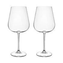 Duas Taças de Vinho Tinto Ardea 670ml Cristal Bohemia
