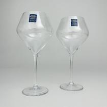 Duas Unidades de Taças de Vinho Cristal Bohemia Loxia 610ml