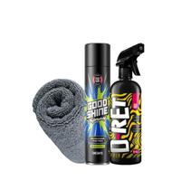 Dub Boyz D-Ret Desengraxante Automotivo e Good Shine Spray Finalizador Com Microfibra