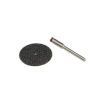 Dub353 cut off wheel & mandril 1-1/4 Dub353 cut off wheel & mandril 1-1/4