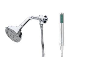 Ducha 05 Jatos Com Desviador e Ducha de Mão Luxo - Lusaflex Ducha 05 Jatos Com Desviador e Ducha de Mão Luxo - Lusaflex