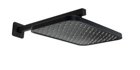 Ducha 30x20 cm ABS Flatt Black Matte c/ Cano de Parede Ducha 30x20 cm ABS Flatt Black Matte c/ Cano de Parede