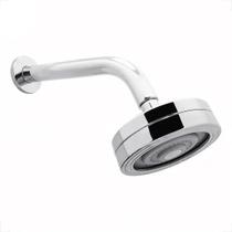 Ducha ABS Auto Limpante Com Cano Inox Cromado - Rainha