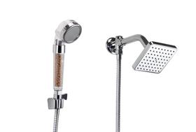 Ducha ABS Flatt 10 cm c/ Ducha Manual c/ Esferas Ionizantes