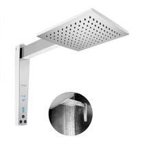Ducha Acqua Century Digital 220V 7500W Branca e Cromada 7510631 Lorenzetti