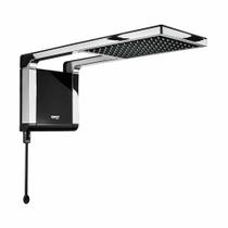 Ducha Acqua Preto Cromado 220v 7800w - Lorenzetti