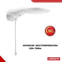 Ducha Advanced Lorenzetti Multitemperaturas 220v 7500W SEM TURBO