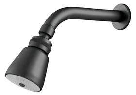 Ducha articulada preto fosco metal