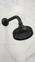 Ducha Articulável Preta Autolimpante 12,5cm Ducha Articulável Preta Autolimpante 12,5cm
